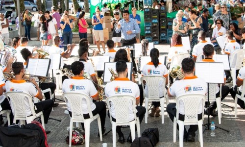 Domingão de compras contará com a apresentação da Banda Sinfônica de Barra Mansa